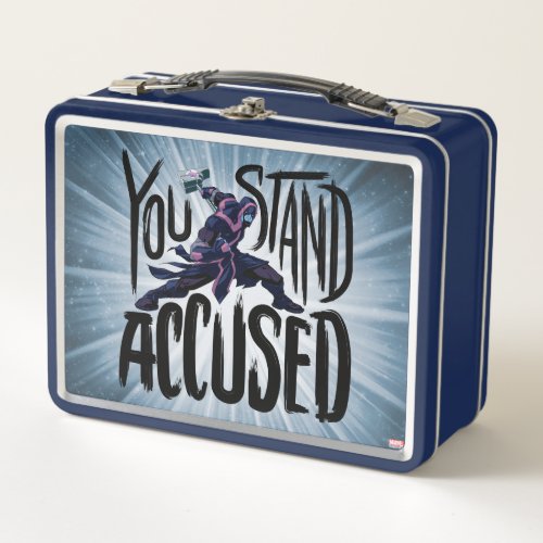 Guardians of the Galaxy  You Stand Accused Metal Lunch Box