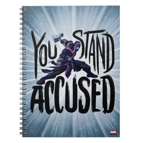 Guardians of the Galaxy  You Stand Accused Notebook