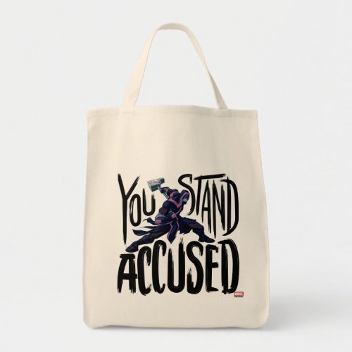 Guardians of the Galaxy  You Stand Accused Tote Bag