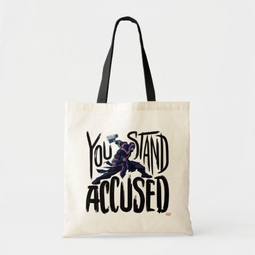 Guardians of the Galaxy  You Stand Accused Tote Bag