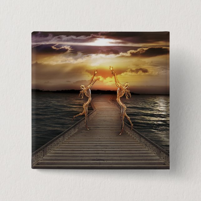 Guardians of the light pinback button (Front)