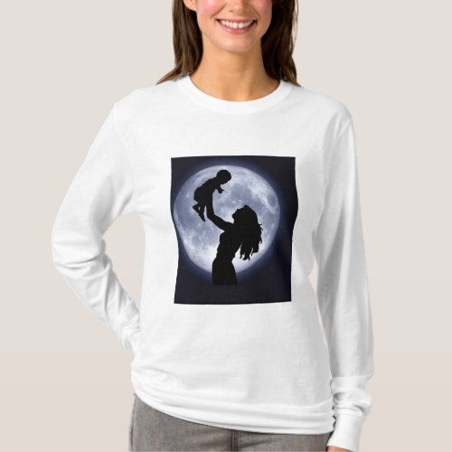 Guardians of the Lunar Realm A Mother and Sons  T_Shirt