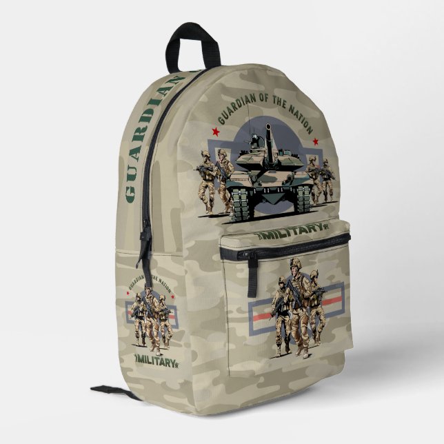 Guardians of The Nation | Printed Backpack (Back Corner Left)