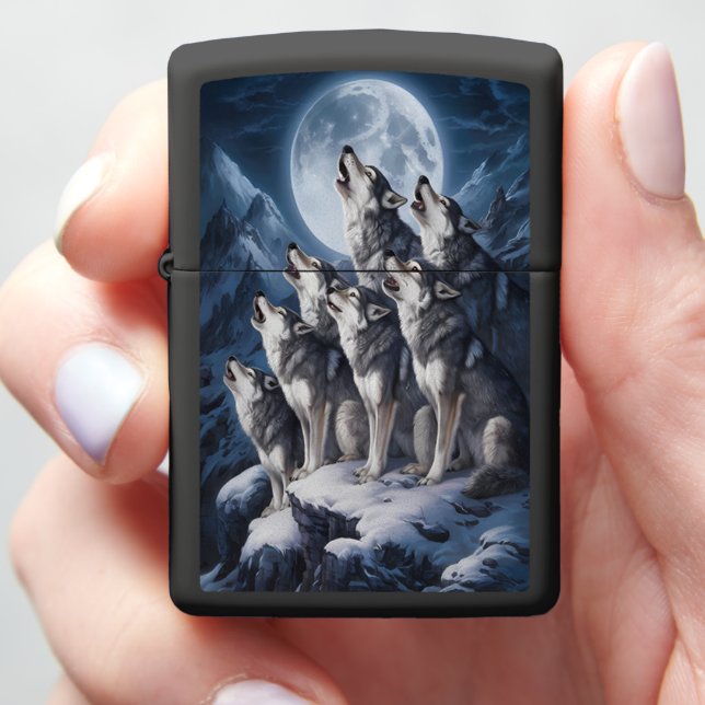 Guardians of the Night Zippo Lighter (In Hand)