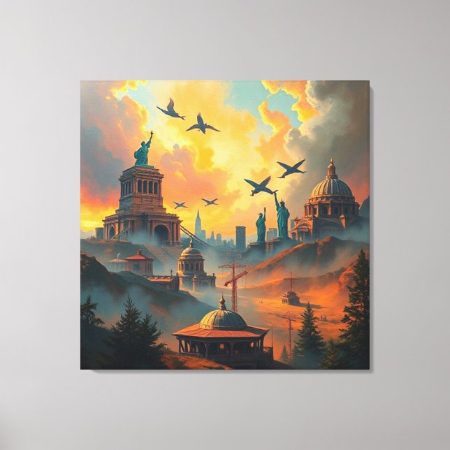 Guardians of the Skyline Canvas Print (Front)