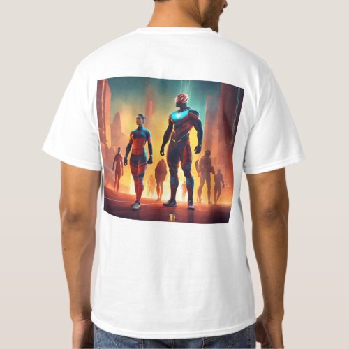  Guardians of the Urban Realm Avengers vs Alien T_Shirt