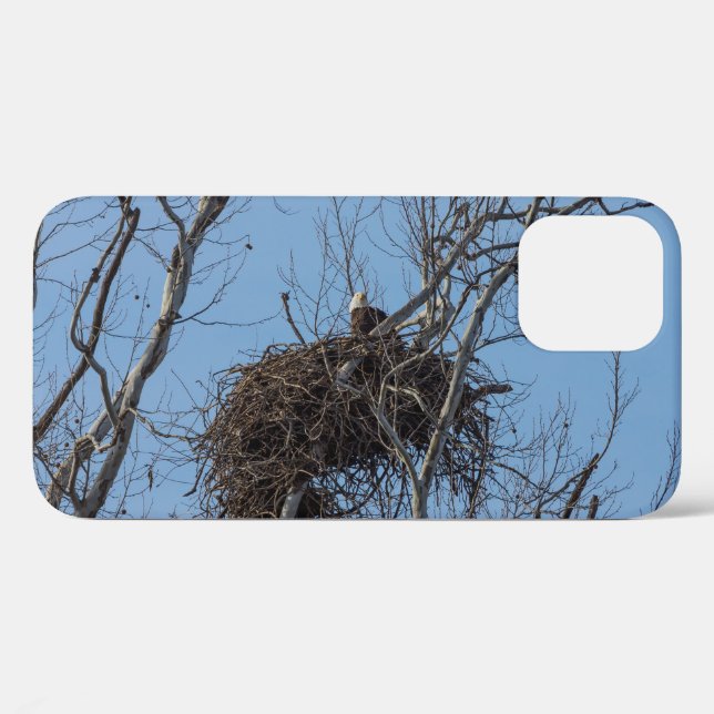 Guarding Eagle iPhone Case (Back (Horizontal))