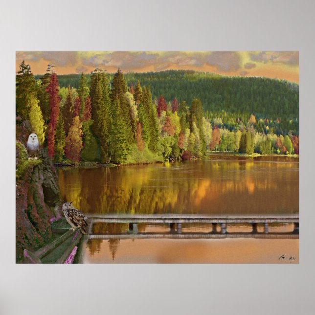 Guarding The Lake Poster (Front)