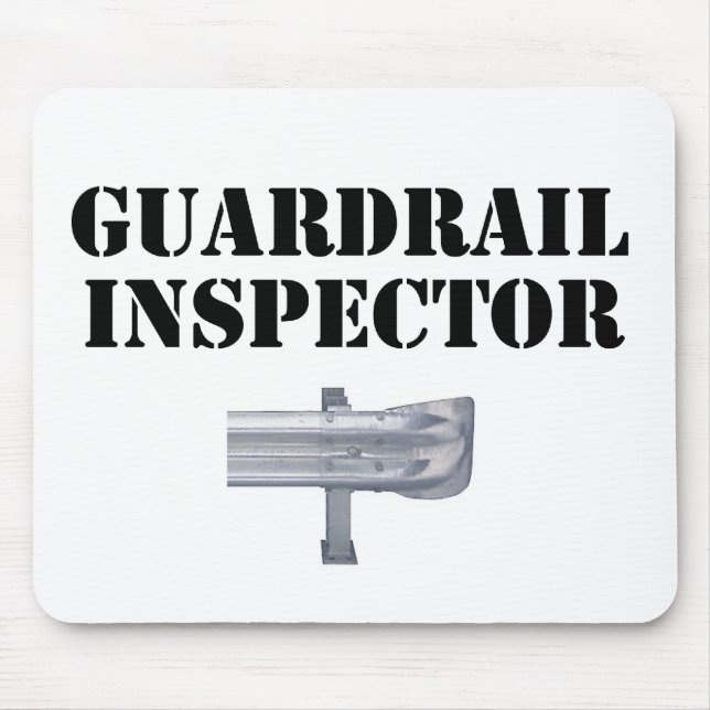 Guardrail Inspector! Mouse Pad (Front)