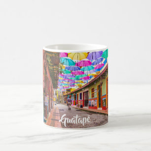 Guatapé. Colombia, Umbrella Street Coffee Mug