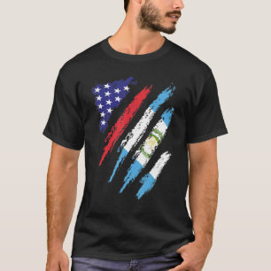 Guatemala American Grown Flag USA Patriot Heritage T-Shirt