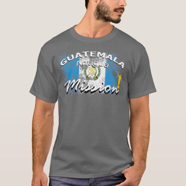 Guatemala Antigua Mormon LDS Mission Missionary T-Shirt (Front)