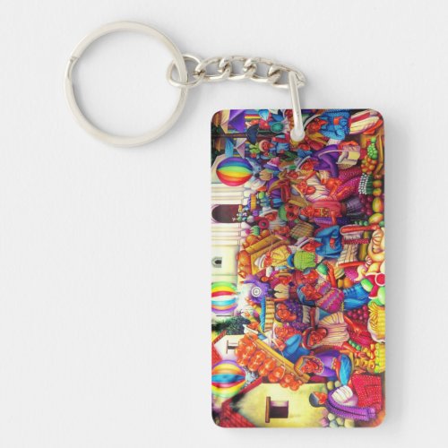 Guatemala Art Keychain