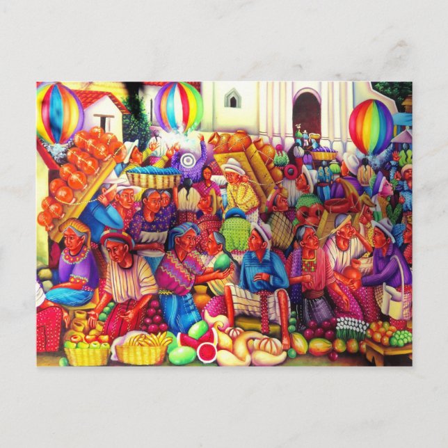 Guatemala Art Postcard (Front)
