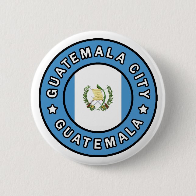 Guatemala City Guatemala Button (Front)