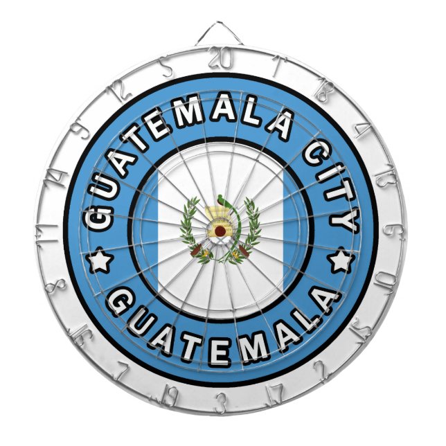 Guatemala City Guatemala Dart Board (Front)