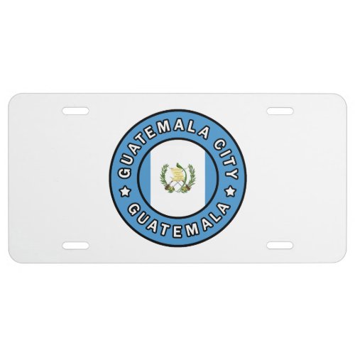 Guatemala City Guatemala License Plate