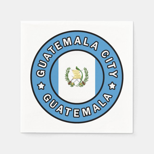 Guatemala City Guatemala Napkins (Front)