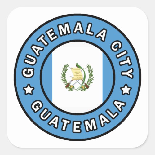 Guatemala City Guatemala Square Sticker