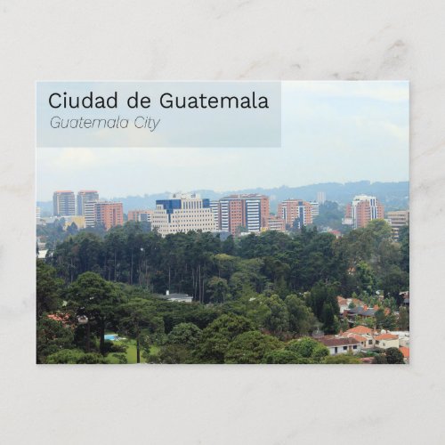Guatemala City Postcard
