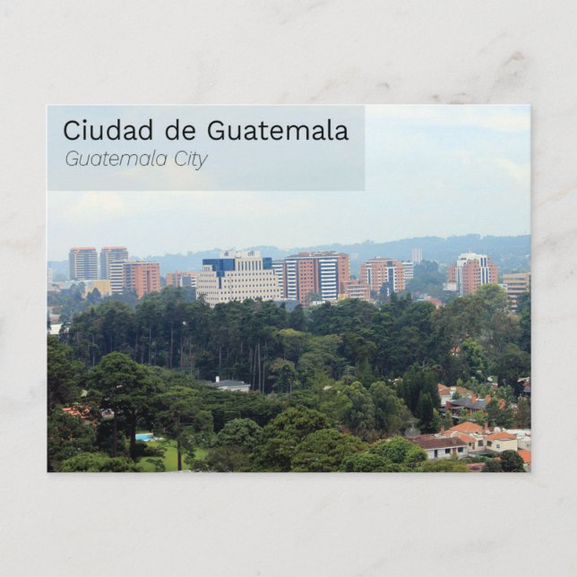 Guatemala City Postcard (Front)