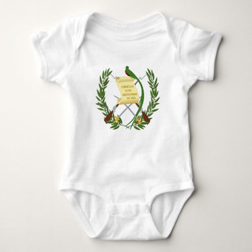Guatemala Coat of Arms Baby Bodysuit