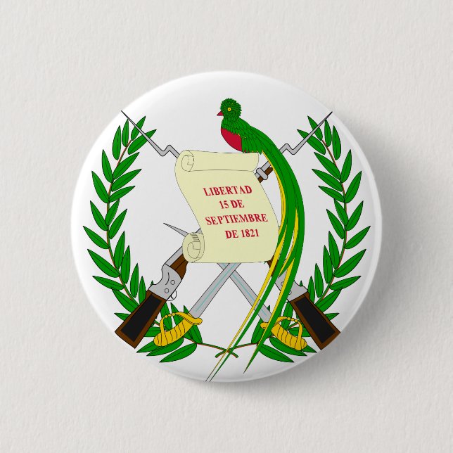 Guatemala  Coat of arms GT Button (Front)