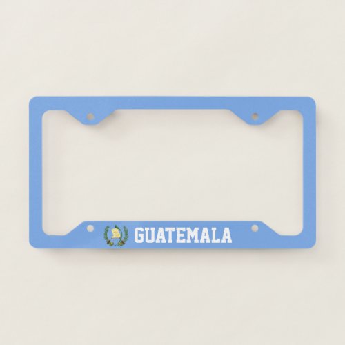 Guatemala Coat of Arms License Plate Frame