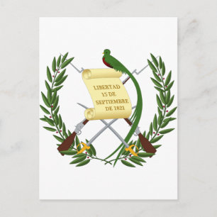 Guatemala Coat of Arms Postcard
