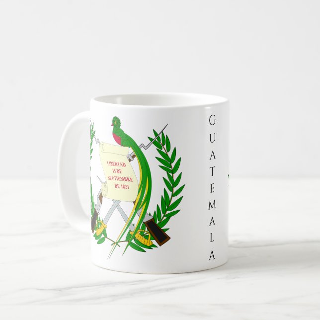 guatemala emblem coffee mug (Front Left)