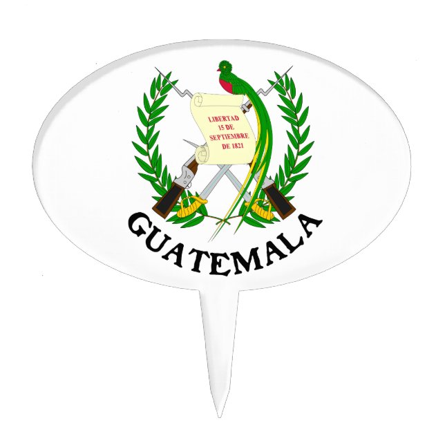 GUATEMALA - emblem/flag/coat of arms/symbol Cake Topper (Front)