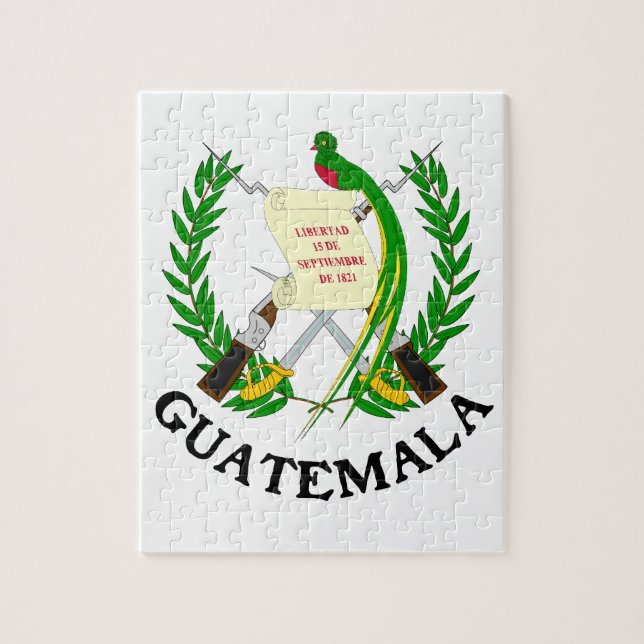 GUATEMALA - emblem/flag/coat of arms/symbol Jigsaw Puzzle (Vertical)