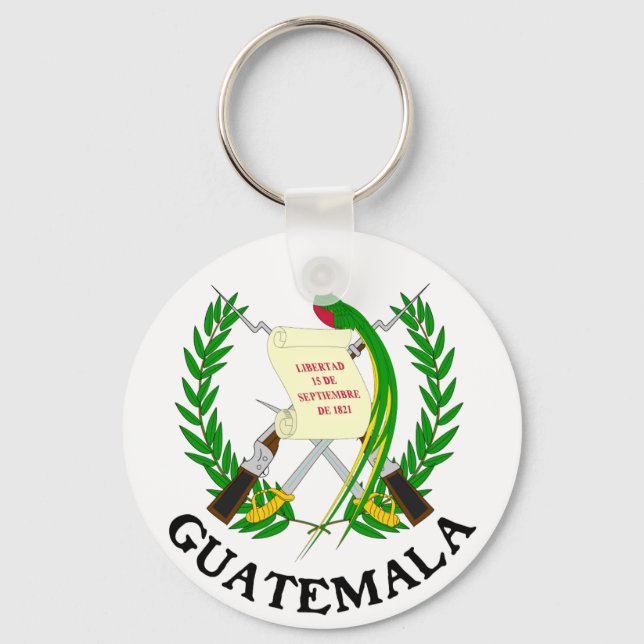 GUATEMALA - emblem/flag/coat of arms/symbol Keychain (Front)