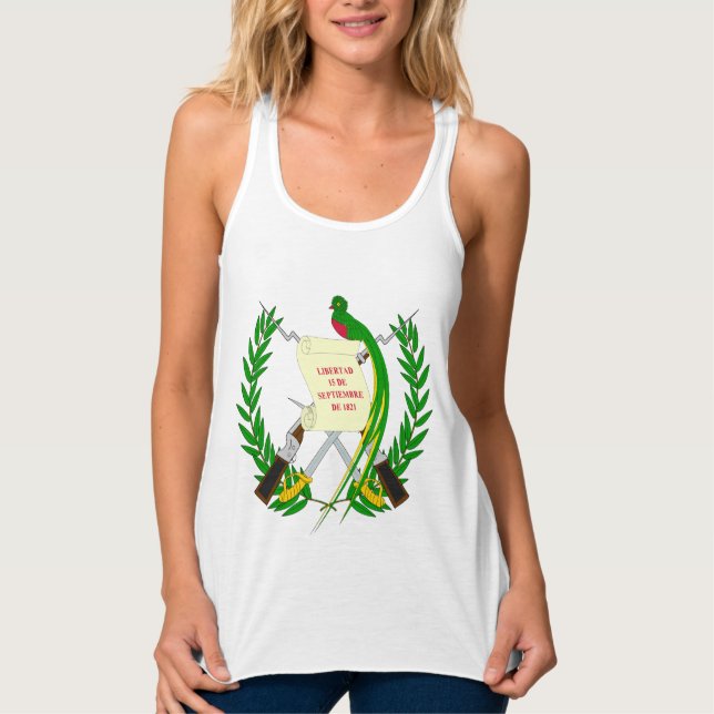 guatemala emblem tank top (Front)