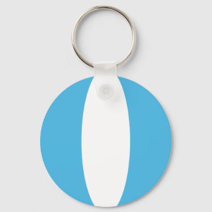 Guatemala Fisheye Flag Keychain