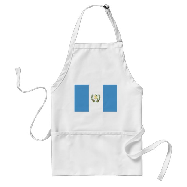Guatemala Flag Adult Apron (Front)