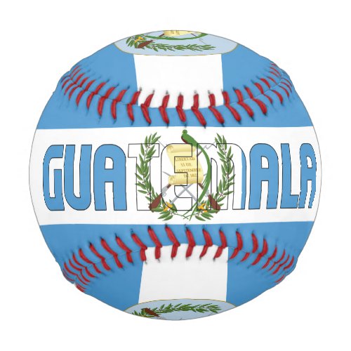 Guatemala Flag and Coat of Arms Patriotic Baseball