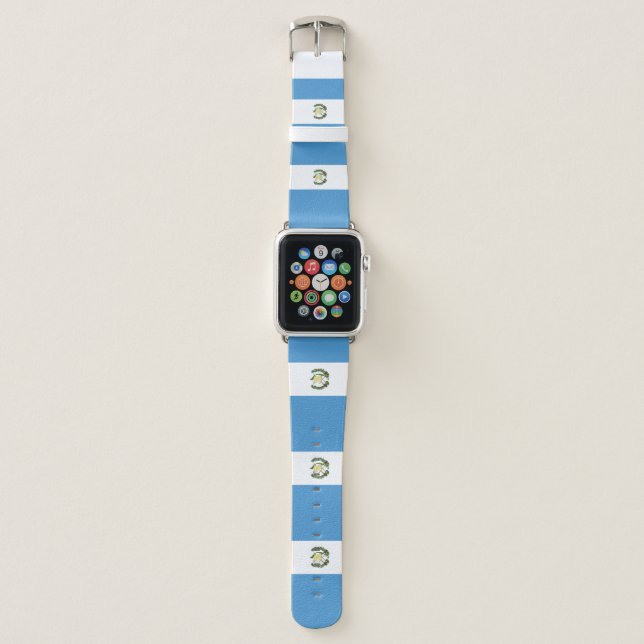 Guatemala Flag Apple Watch Band (Front)
