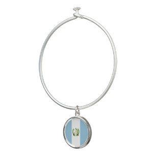 Guatemala flag bangle bracelet