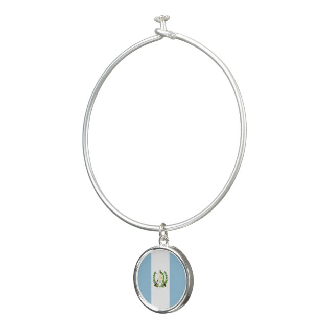 Guatemala flag bangle bracelet (3/4)