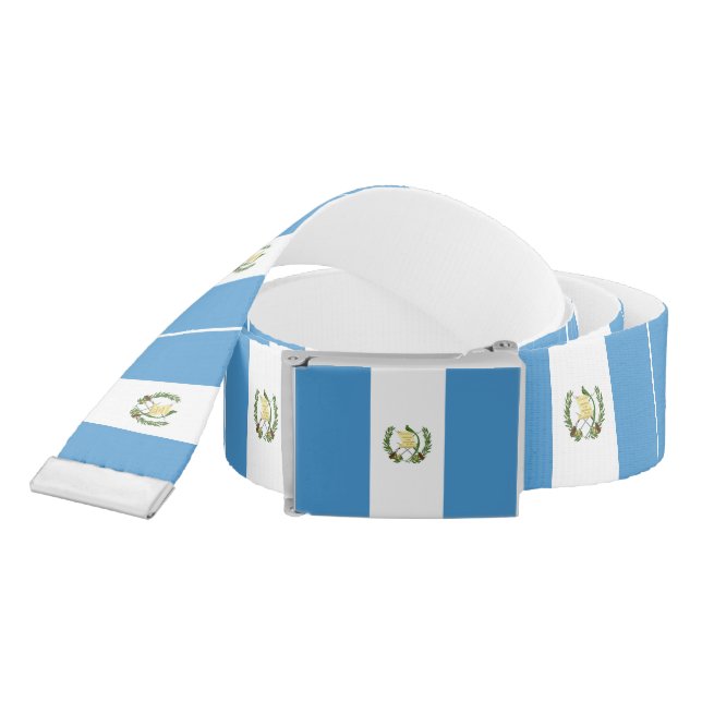 Guatemala Flag Belt (Snake)