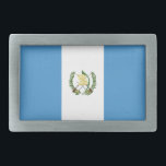 Guatemala Flag Belt Buckle<br><div class="desc">Patriotic flag of Guatemala.</div>