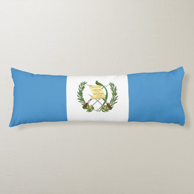 Guatemala Flag Body Pillow (Front)