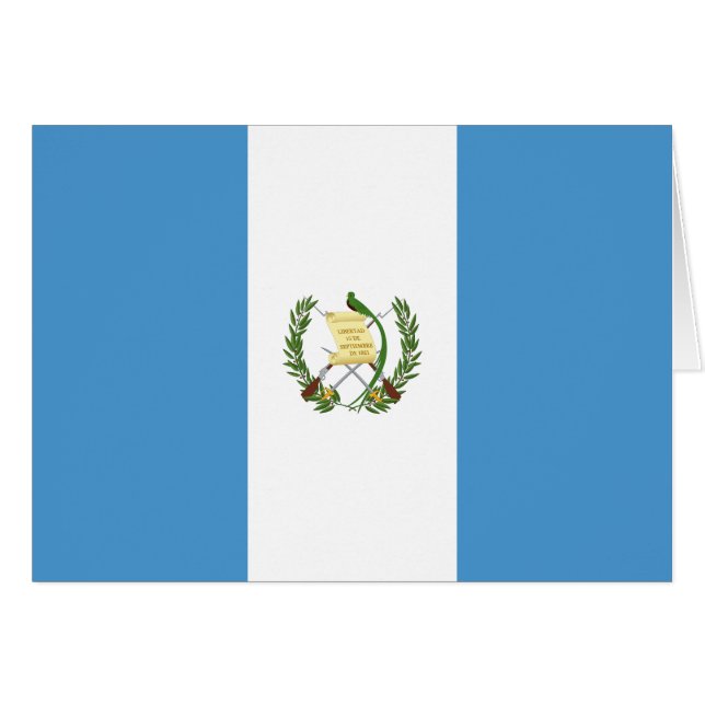 Guatemala Flag Cards (Front Horizontal)