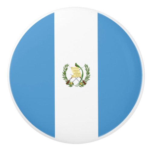 Guatemala flag  ceramic knob