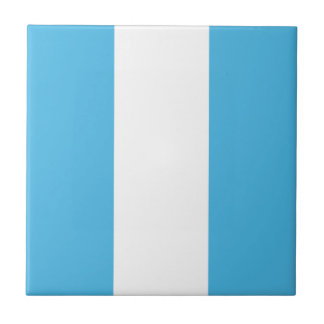 Guatemala Flag Ceramic Tile