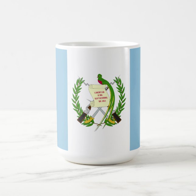 Guatemala flag coffee mug (Center)
