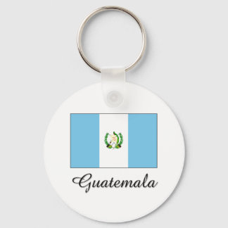 Guatemala Flag Design Keychain