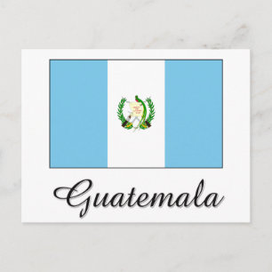 Guatemala Flag Design Postcard