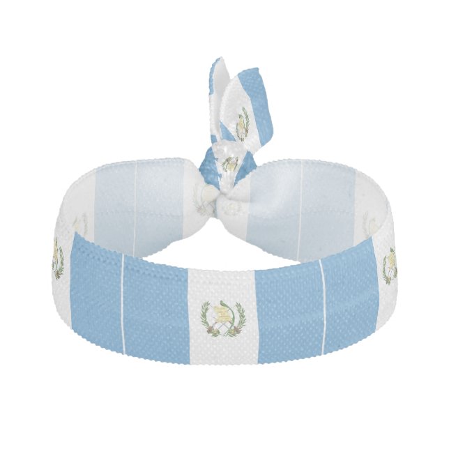 Guatemala Flag Elastic Hair Tie (Front)